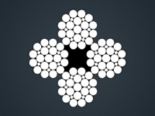 四股钢丝绳4x25FI+FC