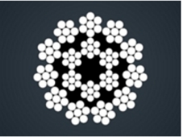 多层股不旋转钢丝绳17x7+FC/IWR