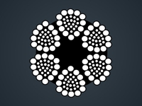 三角股钢丝绳6Vx30+FC/IWR