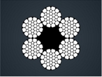 压实股钢丝绳6Kx31WS-FC/IWRC