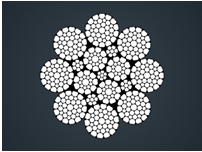 压实股钢丝绳8xK36WS-PWRC(K)