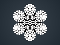 满充式钢丝绳CFRC6x29FI+IWR