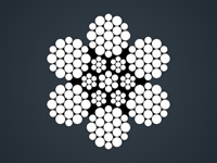 满充式钢丝绳CFRC6x19W+IWR