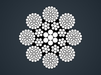 ​满充式钢丝绳CFRC6x55SWS+IWR