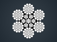 ​满充式钢丝绳CFRC6x31WS+IWR