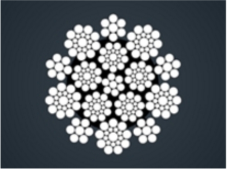 填充式钢丝绳CFRC 16Wx19S+IWR