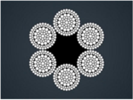 ​粗直径钢丝绳6x103FSNS+FC/IWR