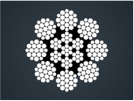 电梯用钢丝绳8x19W+IWR